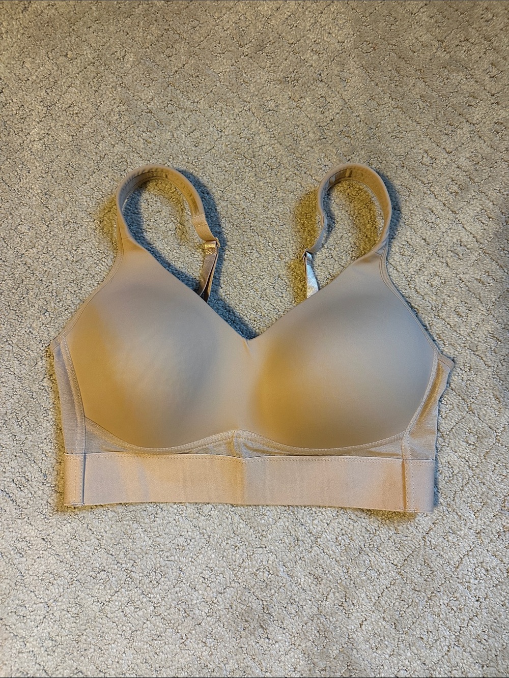 Rhonda Shear Pullover Cross-Back Bra Size L